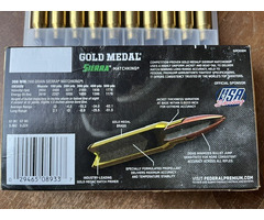 870 Rounds 308 Winchester Federal Premium Gold Medal Sierra Match King 168 Grain Brass Only